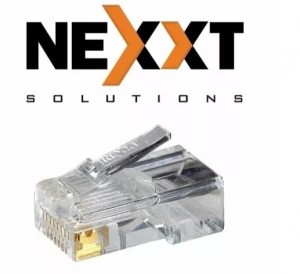 Funda De 100 Conectores Rj-45 Nexxt Categoría 6 Cat6