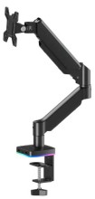 Soporte Brazo para monitor con iluminación RGB Ovi hub 4 puertos HT-252RGB