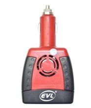Inversor de carro EVL con usb 150w 12V PI-152