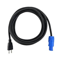 Cable de poder parlante plug powercon macho