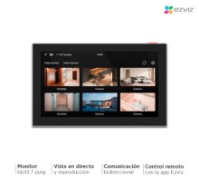 Monitor Táctil Inteligente EZVIZ SD7 | Video Portero, 7”, Wi-Fi