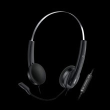 Audífono GENIUS HS-220U de diadema USB-C