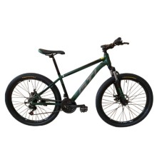 BICICLETA GTI ARO 26 MADROCK NEGRO VERDE B15A266