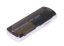 Lector USB de memorias SD/micro SD universal negro