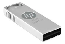 Memoria Usb Flash Pen Drive Hp V206w 64gb Metalica