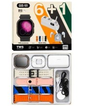 Combo smart watch 6 + 1 batería externa y auriculares