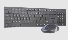Combo silencioso inalámbrico teclado y mouse CW216 negro