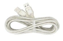 Cable USB Macho X USB Macho Transparente 3MT YUSB2-T01-3M