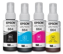 Kit de tintas 664 juego por 4 negro cyan  magenta  amarillo genérico