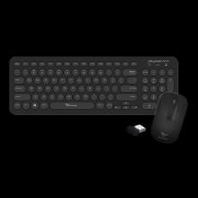 Teclado Combo Jelly Bean A2000 mouse wireless negro