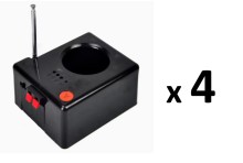 Set de Ignición Spacular efectos de escenario Pirotecnia Fría 4 piezas/1 juego