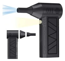 Sopladora mini con boquillas intercambiables y luz led