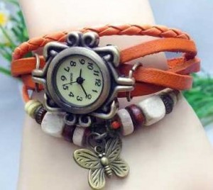 Reloj Pulsera Cuarzo Mujer Vintage Varios Colores