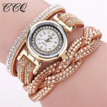 Reloj para Mujer Rhinestone Women Wrap Bracelet Relogio