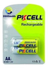 Pilas Recargables Pila Recargable Aa 2600ma Blister Pkcell