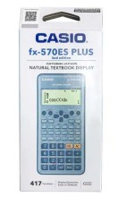 Calculadora Casio FX-570es plus azul 417 funciones 2da edición
