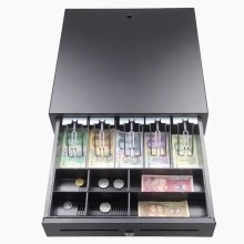 Caja de Dinero de Metal para Punto de Venta 5 billetes C410B