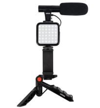 Estabilizador Gimbal para celular con luz