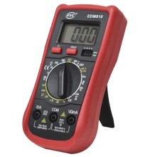 Multímetro digital EVL con luz EDM818